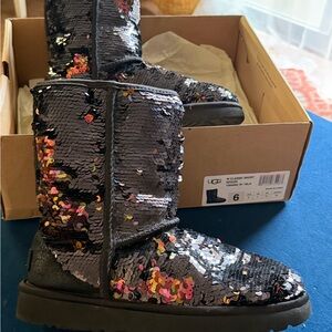UGG Women’s Classic Short Sequin Boots